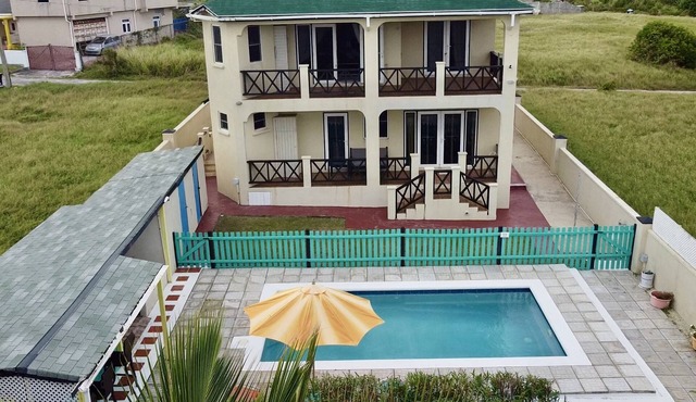 Entire Villa with Pool, Ocean View & A/C - 5min to beach and Culpepper Spring in St. Philip