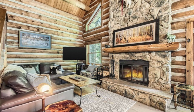 Luxe Log Cabin on Gore Creek in Vail in Vail