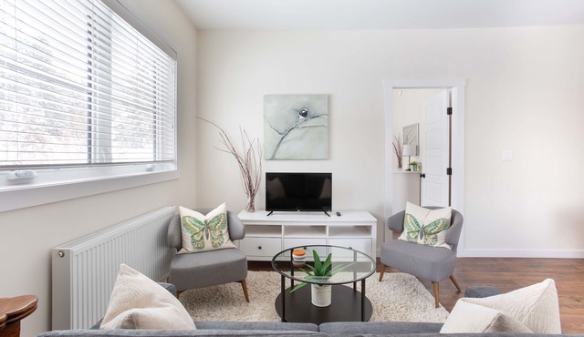 Modern suite with glacier view in Nelson