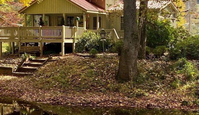 Nottley River Front Cabin 2 Bedroom Chattahoochee Ocoee Wilderness Near Vogel in Blairsville