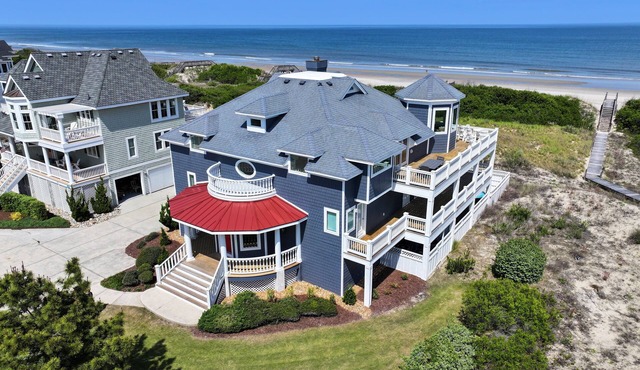 OCEANFRONT, Private Pool, Ocean Views, Hot Tub, BU85, Lifes a Beach in Corolla