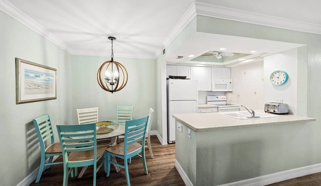 Partial Beach View 2 bed, 2 bath at Sanibel Moorings #1022 in Sanibel