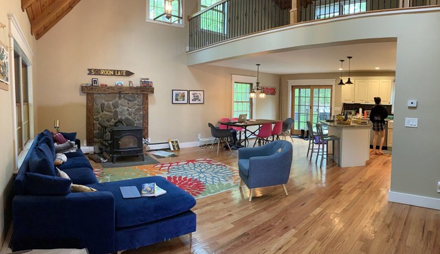 Serene Ranch near the Delaware river w/ping pong, yoga, fire pit, pool... in Glen Spey