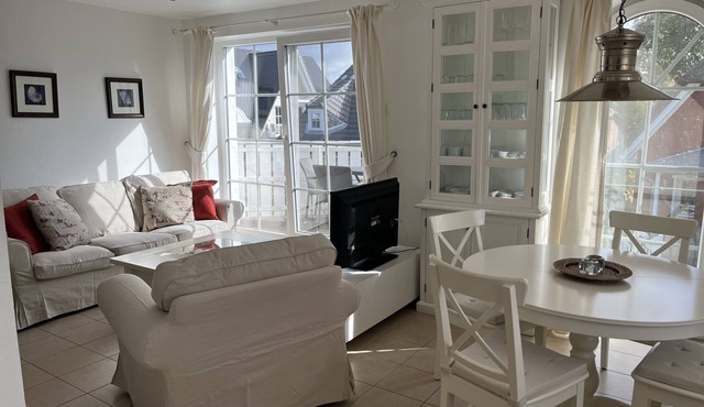 Two-story vacation rental near the beach with a fireplace in Zingst