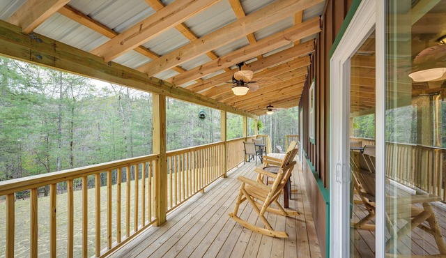 Scenic Murphy Cabin w/Hot Tub, Fire Pit & Views in Murphy
